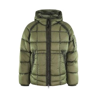 C.P. Company C.P. Company, Down Jackets, male, Green, M, D.d. Shell Hooded Down Jacket