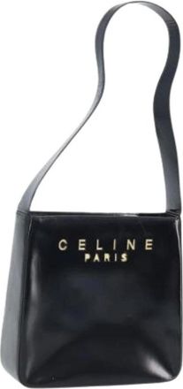 Celine Pre-owned Vintage Schoudertas - Dames - Vintage Schoudertas - Zwart - ONE Size - Leer - Vintage