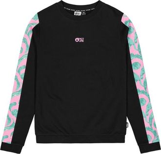 Picture Blayr Printed Crew Pullover f&uuml;r Damen | schwarz