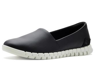 Ecco Gruuv Lite Espadrille Slip-On Sneakers Womens Shoes Black : EU 41 (US Womens 10-10.5) M, Leather