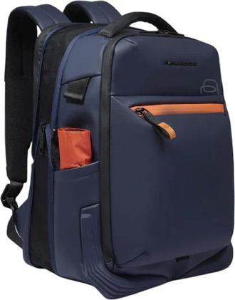 Piquadro Backpacks, male, Blue, ONE SIZE, Corner Underseater Backpack