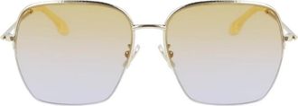 Victoria Beckham Zonnebrillen - Dames - Zonnebrillen - Geel - ONE Size - Accessoires