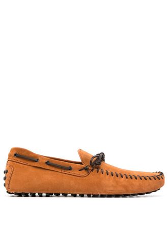 Tod's Gommino veterschoenen - Oranje