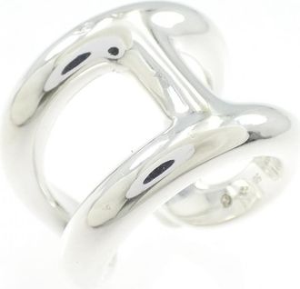 Herm&egrave;s Silver 925 Band Ring (Pre-Owned)