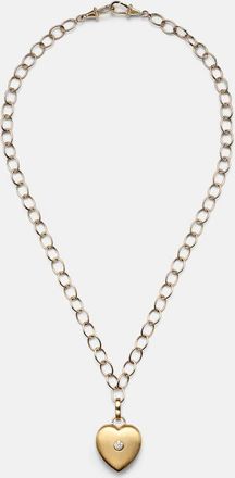 Marie Lichtenberg Collana Heart in oro 18kt e 14kt con diamanti