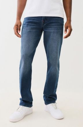 True Religion Ricky Big T Flap Straight Leg Jeans in Dark Shivering at Nordstrom Rack, Size 29