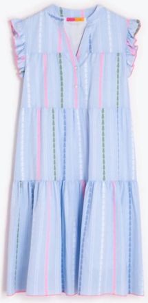 Vilagallo Margot Mini Dress In Blue