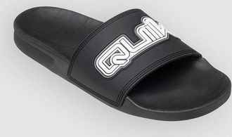 Quiksilver Rivi Wordmark Slide II Sandalen schwarz