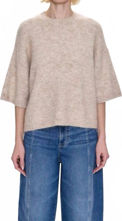 Pistola Denim Shiloh Crewneck Sweater In Oatmeal