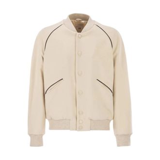 Pantaloni Torino Bomber Jackets, male, Beige, Size: L Classic Bomber Jacket
