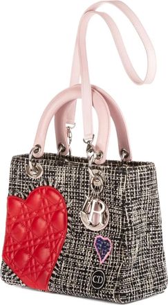 Dior Borsa tote Lady Dior Patchwork Love - Nero