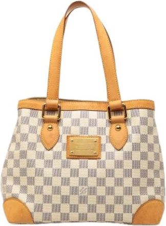 Louis Vuitton Pre-owned Hampstead PM - Dames - Vintage Shopper - Wit - ONE Size - Vintage