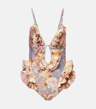 Zimmermann Bikini Tallow con volant