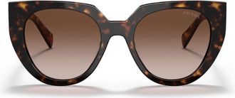 Prada Sunglasses Pr14 Ws 2 Au6 S1 Tortoiseshell/Brown Gradient Women