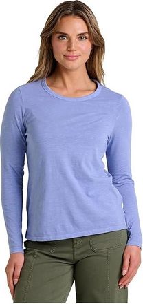 Toad&Co Primo Long Sleeve Crew Womens Clothing Rain : SM, Cotton