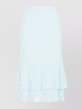 Bottega Veneta ribbed midi skirt
