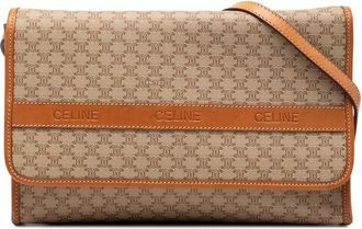 Celine Pre-owned Celine Macadam Coated Canvas Crossbody Ladies WXZTDBAZEML2G1KE