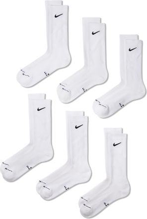 Nike Unisex Everyday Elevated Crew Socks (6 Pairs) in Multicolor | HQ8021-901