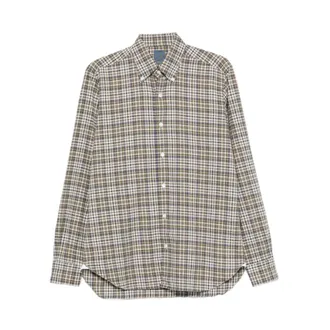 Barba Heren, Overhemden, Veelkleurig, Maat: 2XL Katoen