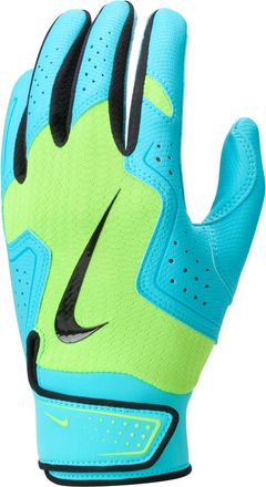 Nike Alpha 2.0 Kids Baseball Batting Glove in Green | N1012187-313