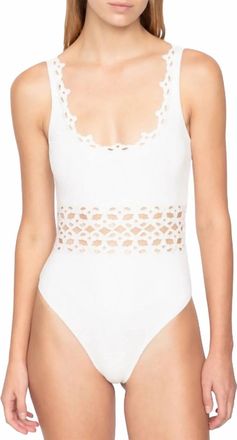 Sea New York Leila Eyelet One Piece In White