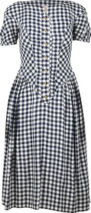 Vivienne Westwood Vivienne Westwood geruite midi-jurk - jaren 2000