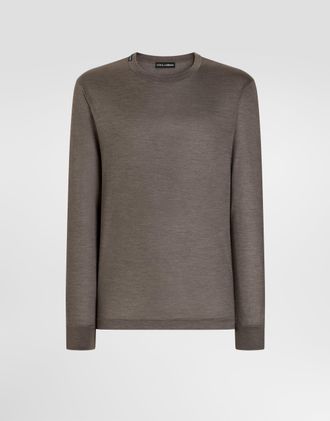 Dolce & Gabbana T-shirt M/lunga Giro - Man T-shirts And Polos Multicolor 44