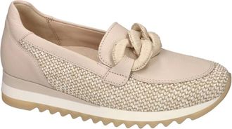 Gabor Schoenen, Dames, Beige, 38 EU, Leer, Loafer