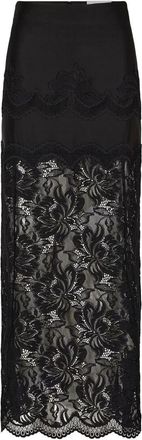 Paco Rabanne Dames, Rokken, Zwart, Maat: S Polyamide