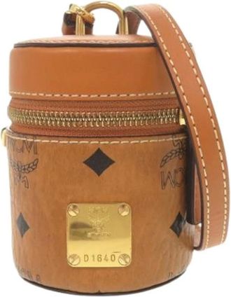 MCM Borsa a tracolla mini Pre-owned - - Pre-owned - Donna - Marrone - ONE SIZE
