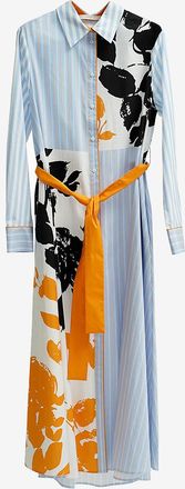 Herzen&rsquo;s Angelegenheit Langes Hemdkleid aus Popeline mit Fantasie-Print