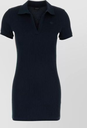 Gucci ribbed knee-length polo dress