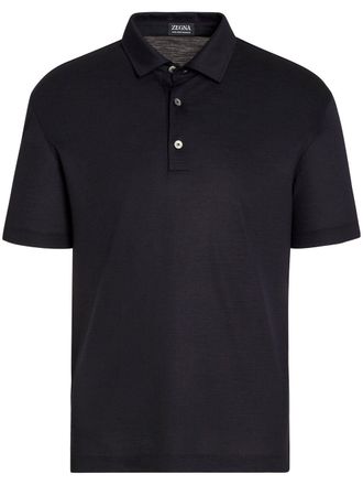 Ermenegildo Zegna High Performance wool polo shirt - Blue