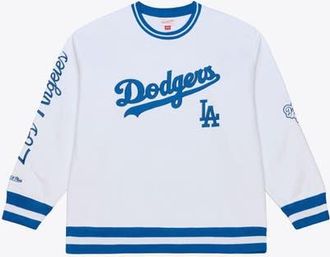 Mitchell & Ness Mens Mitchell & Ness White Los Angeles Dodgers Arctic Fleece Sweatshirt at Nordstrom, Size Xx-Large