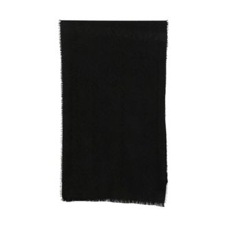 Tagliatore Bufanda de Jacquard con Flecos - Accessories - Hombre - Negro - ONE SIZE