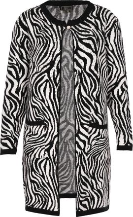 Faina Vest Dames zwart en wit