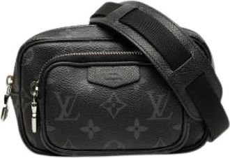 Louis Vuitton Pre-owned Outdoor Pouch - Dames - Vintage Schoudertas - Zwart - ONE Size - Leer - Vintage