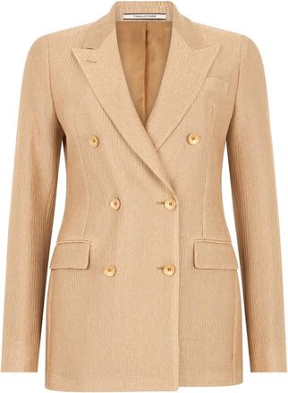 Tagliatore Jassen - Dames - Blazers - Beige - M - Jassen