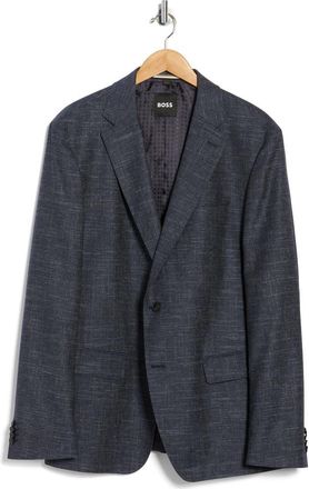 BOSS Hutson Sport Coat in Dark Blue at Nordstrom Rack, Size 48