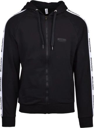 Moschino Underwear Zip Hoodie - Black