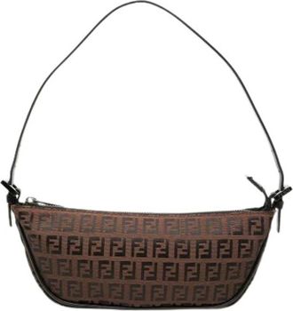 Fendi Pre-owned Shoulder Bags, female, Brown, Size: ONE SIZE Pre-owned Shoulder Bag