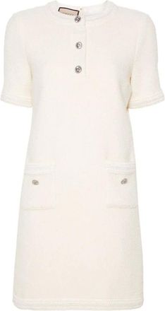 Gucci Mujer, Vestidos, Blanco, Talla: S