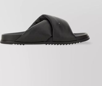 Rick Owens slide sandal in leather