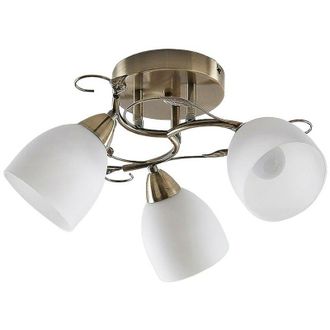 Lindby Lindby Lámpara de techo Thaddeus en Blanco Metal