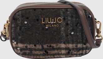Liu Jo Borsa a tracolla mini con motivo check ricamato e doppia zip
