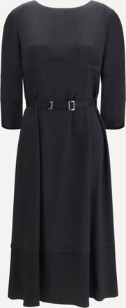 Prada Abito midi in lana e seta Woman 44