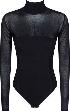 Elisabetta Franchi Body Tricot - Dames - Bodies - Zwart - M - Tops