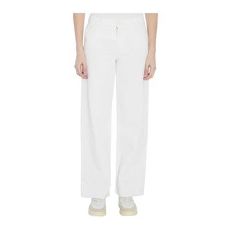 Mother Spinner Zip Sneak - Dames - Jeans - Wit - Maat: W30 Denim