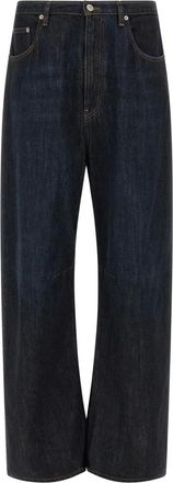 Maison Margiela Uitlopende Vijf-zakken Jeans - Heren - Jeans - Blauw - Maat: W34 Katoen