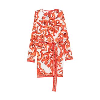 Dolce & Gabbana Dames, Jurken, Oranje, Maat: XS